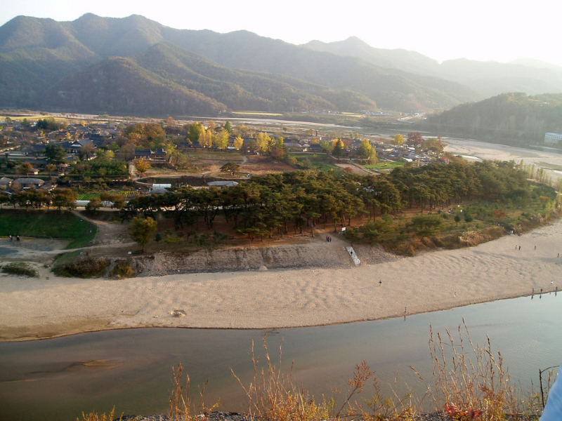 안동 하회마을 전경