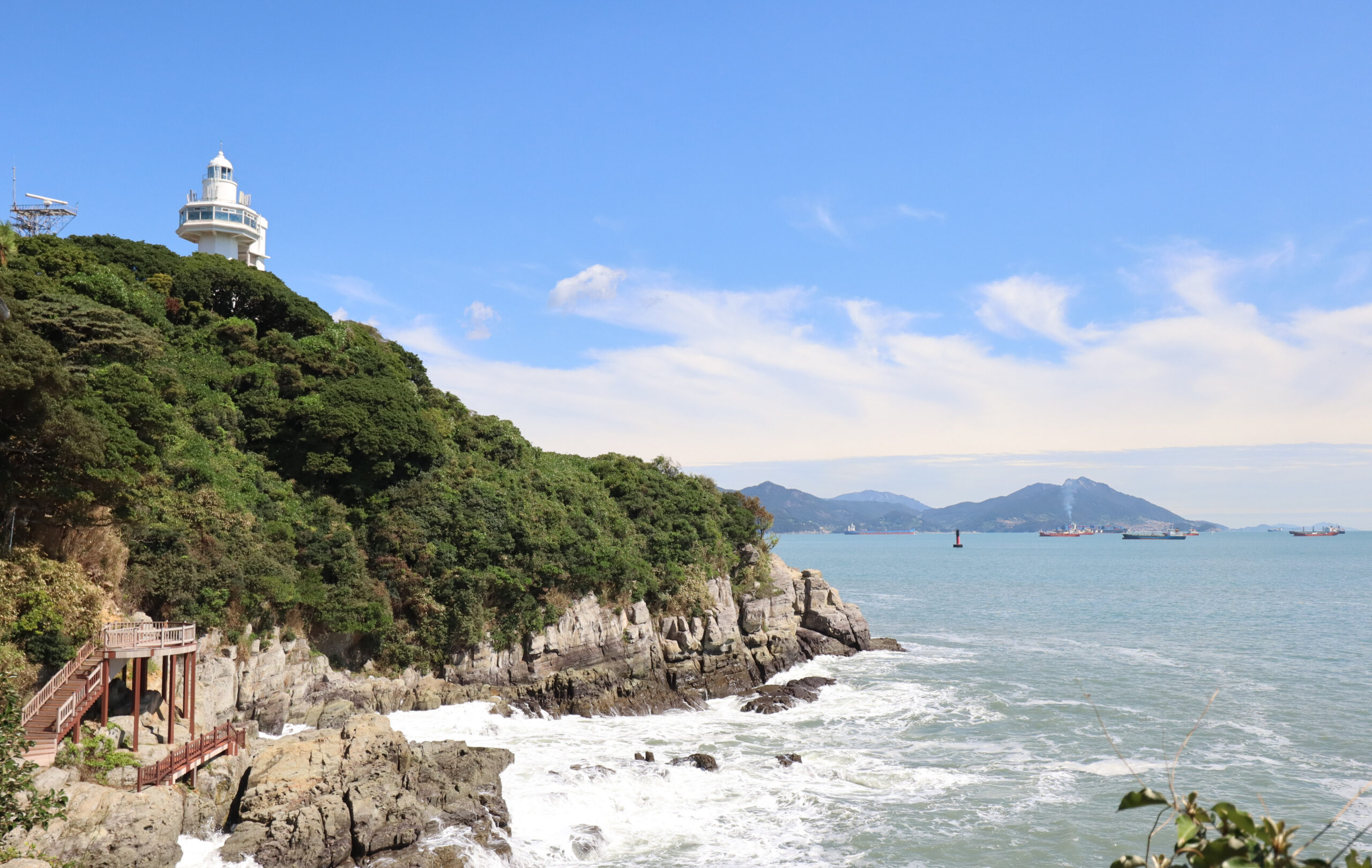 오동도 해안 산책로